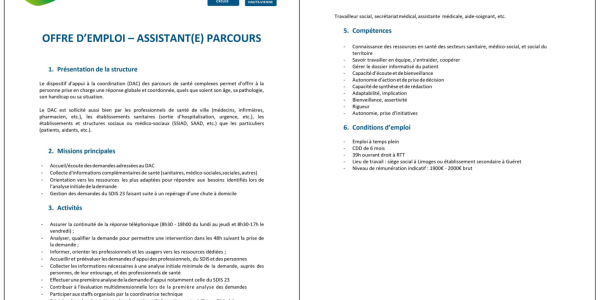 offre pourvue